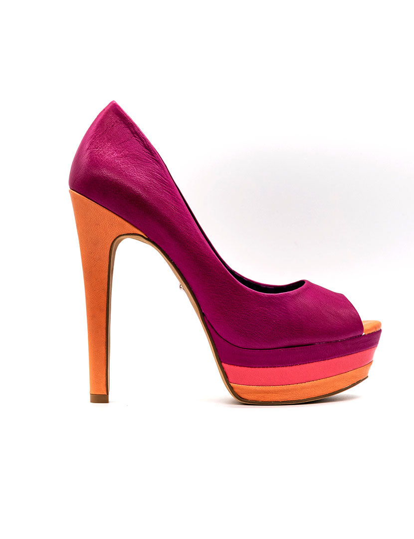 Sapatos Salto Alto Aleeah 6 Fuchsia