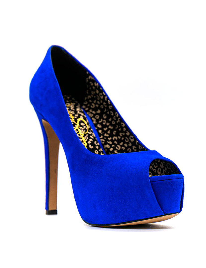 Sapatos Salto Alto Carri 6 Azul Americano 