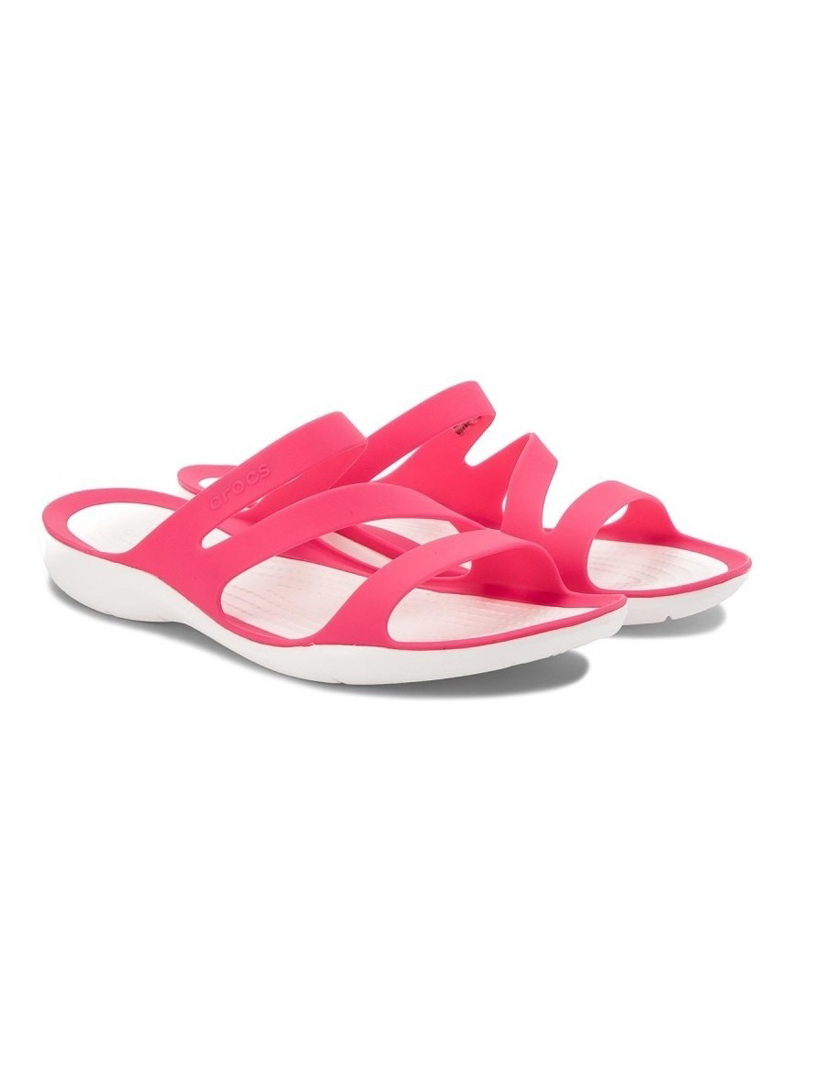 Crocs Swiftwater Sandal W Paradise Rosa e Branco