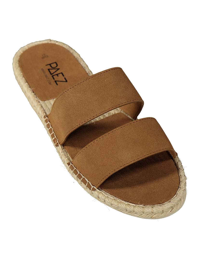 Paez Sandálias Straps Camel