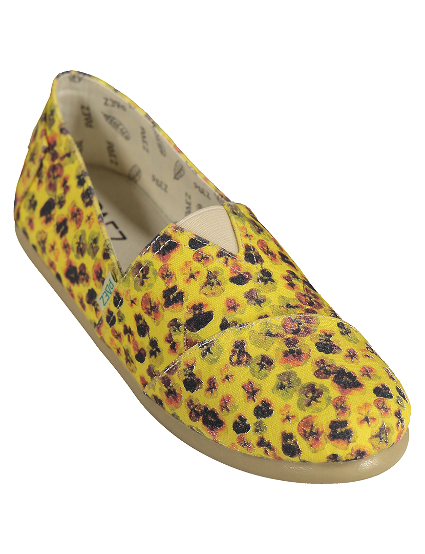 Alpercatas Print Flowers Power Yellow