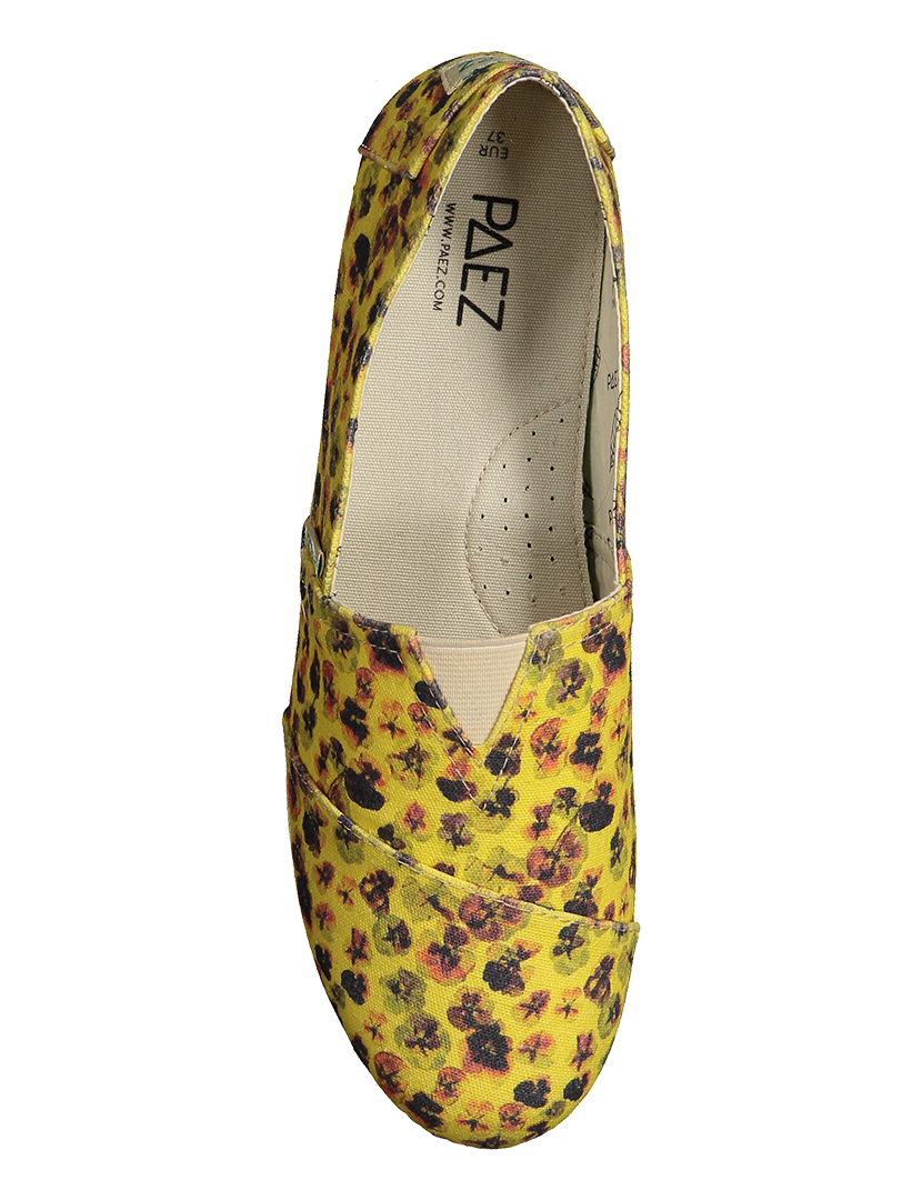 Alpercatas Print Flowers Power Yellow