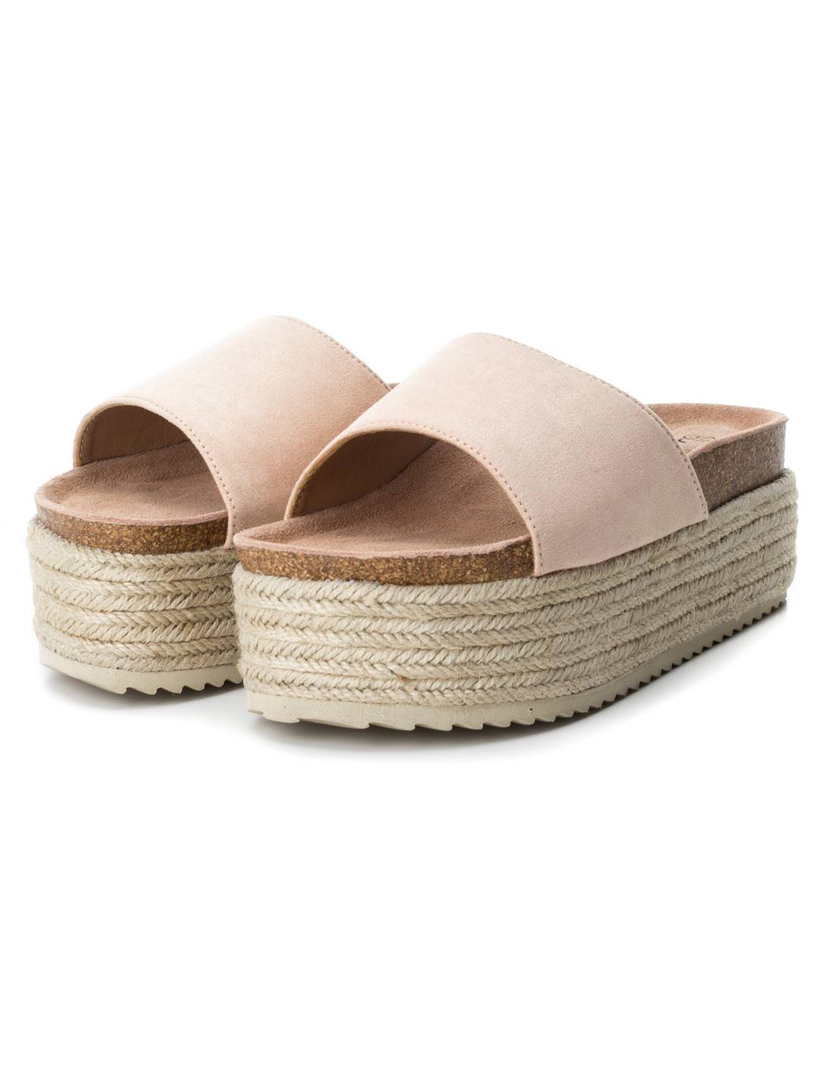 Sandálias Cunha Rosa Claro