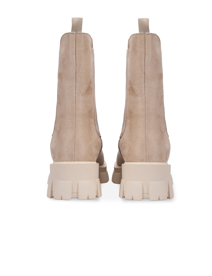 Botas Plataforma Bege