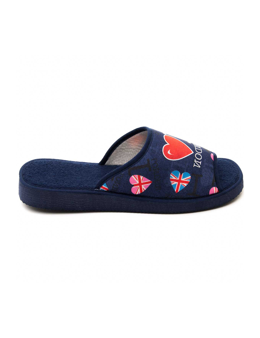 Pantufas I Love London Azul