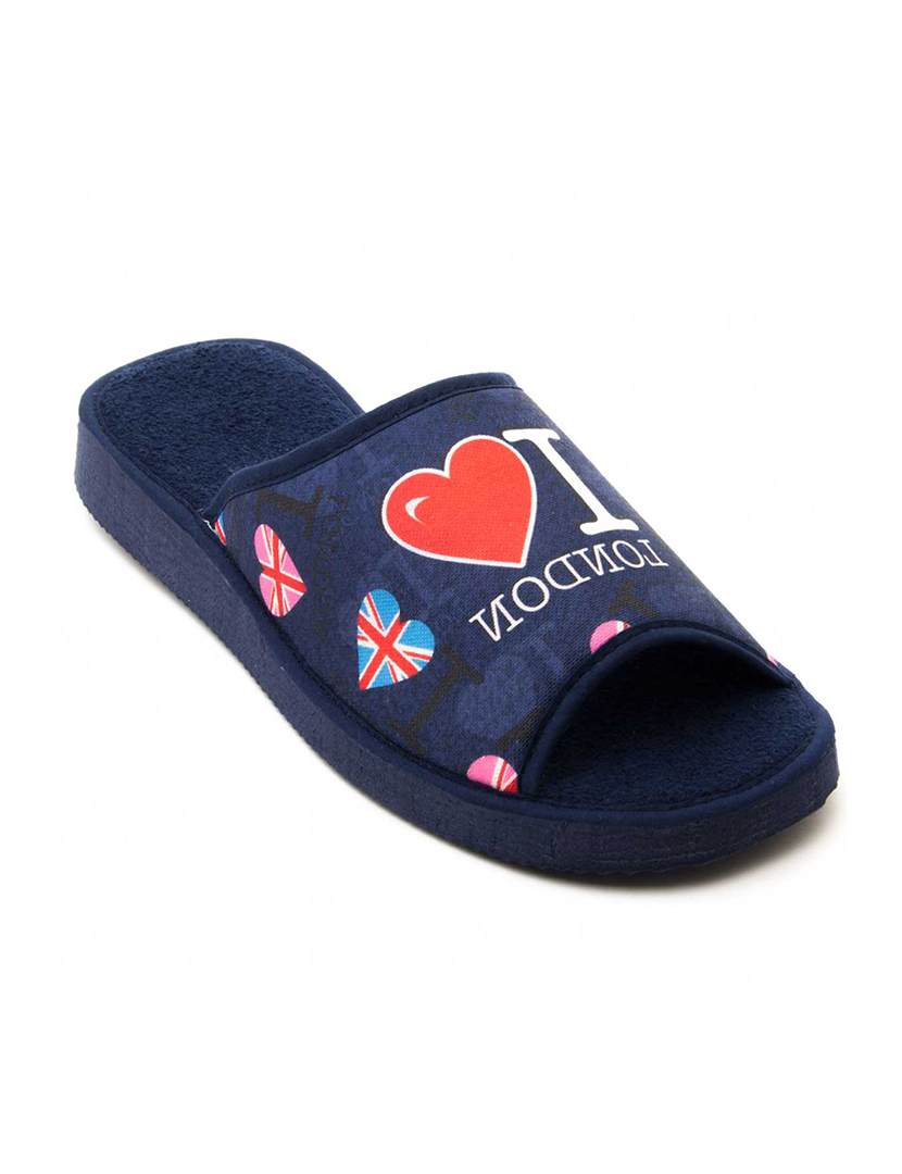 Pantufas I Love London Azul
