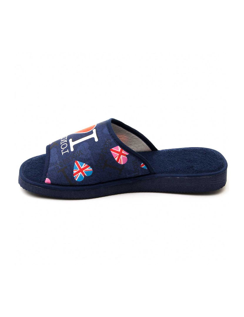 Pantufas I Love London Azul