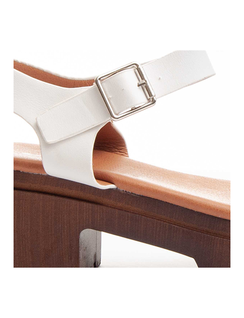 Sandálias Plataforma Kitty Branco