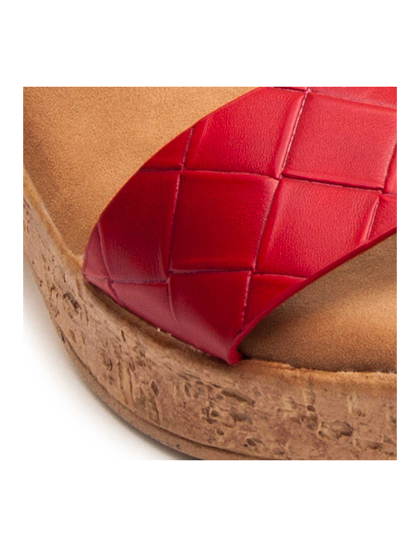 Sandálias Plataforma Fanna Vermelho