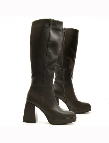 Botas Compridas Salto Alto Preto