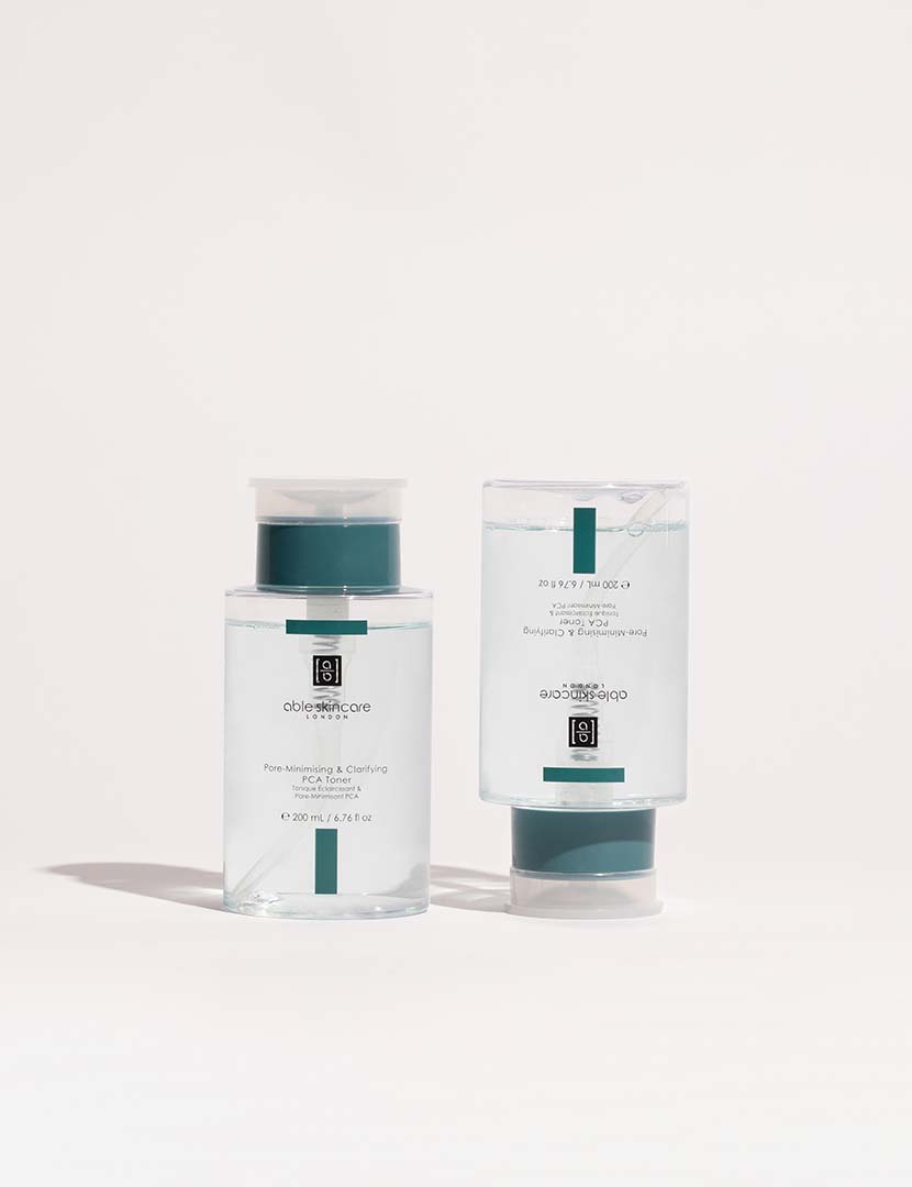 Tônico PCA para minimizar e clarear os poros