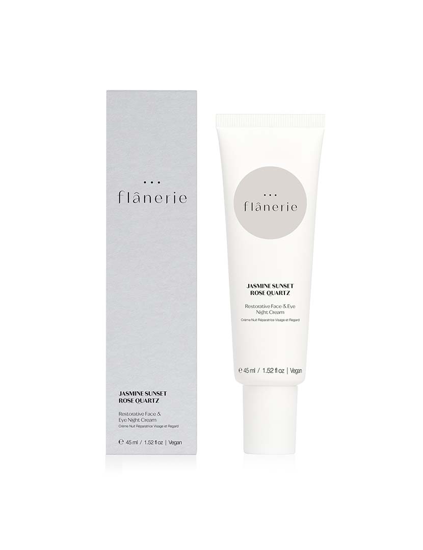 Creme noturno restaurador para rosto e olhos