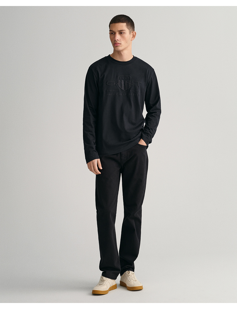 Camisola Tonal Shield Preto