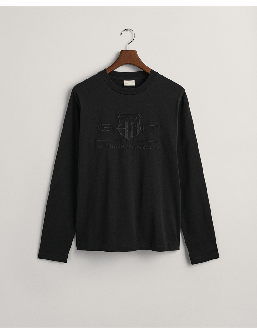 Camisola Tonal Shield Preto