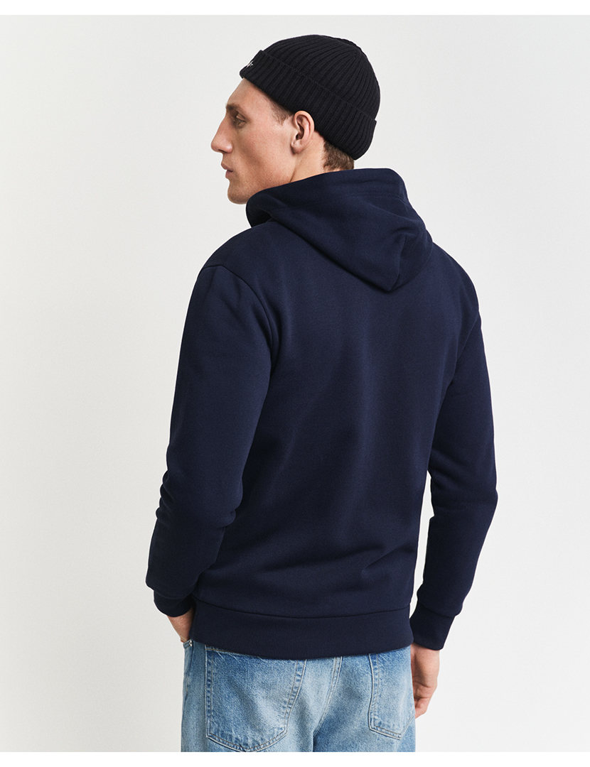 Sweatshirt com fecho Azul