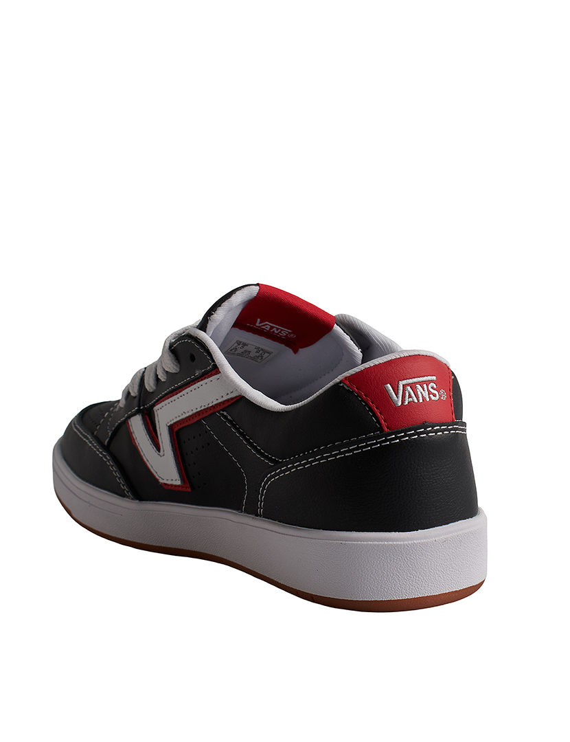 Ténis Lowland CC VN000BWB4581 Preto-Vermelho