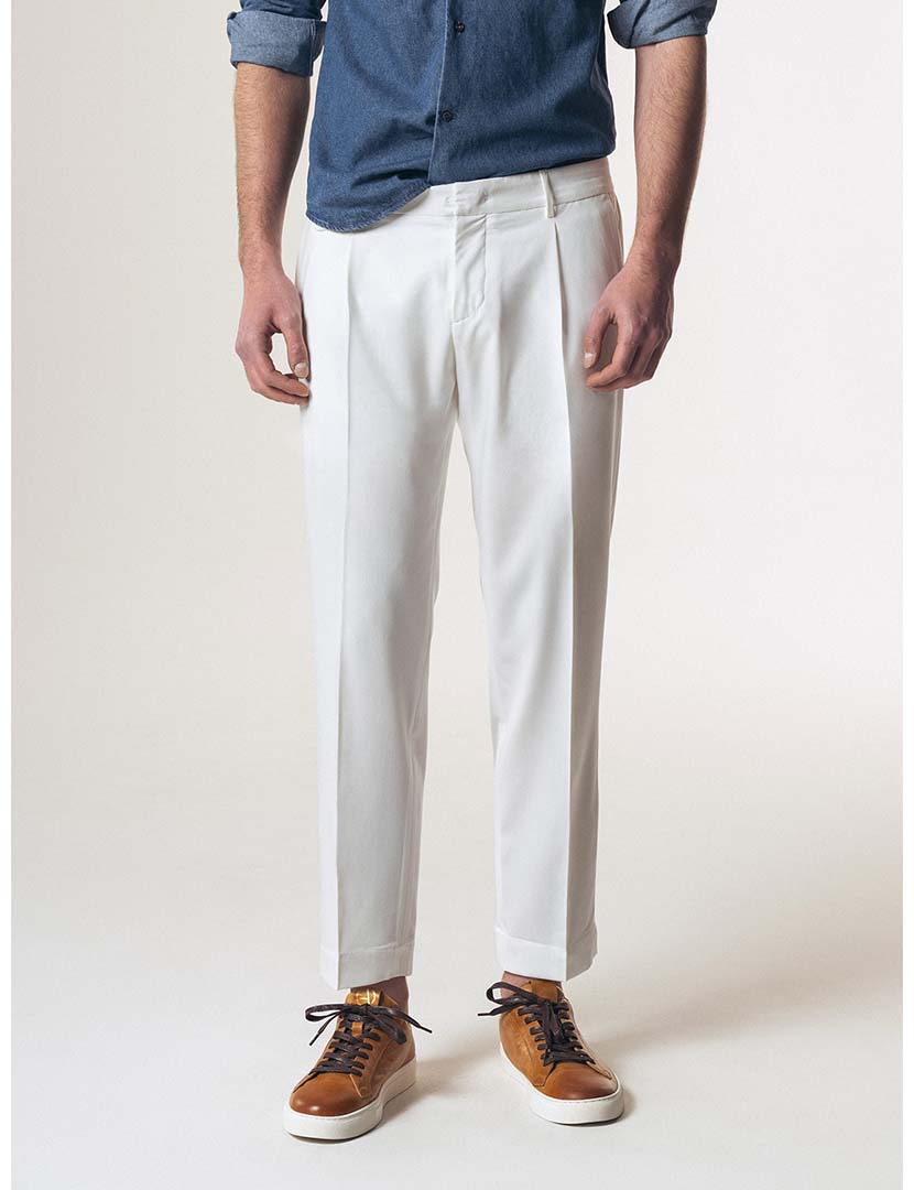 Calças Homem Delhi Branco