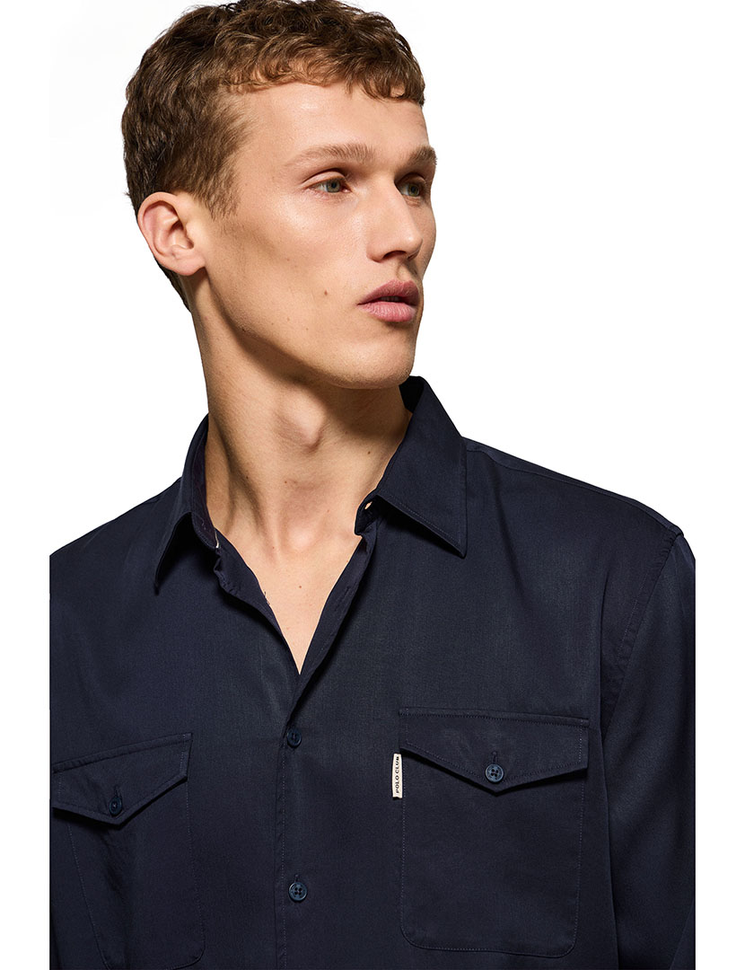 Camisa Homem Franklin Azul