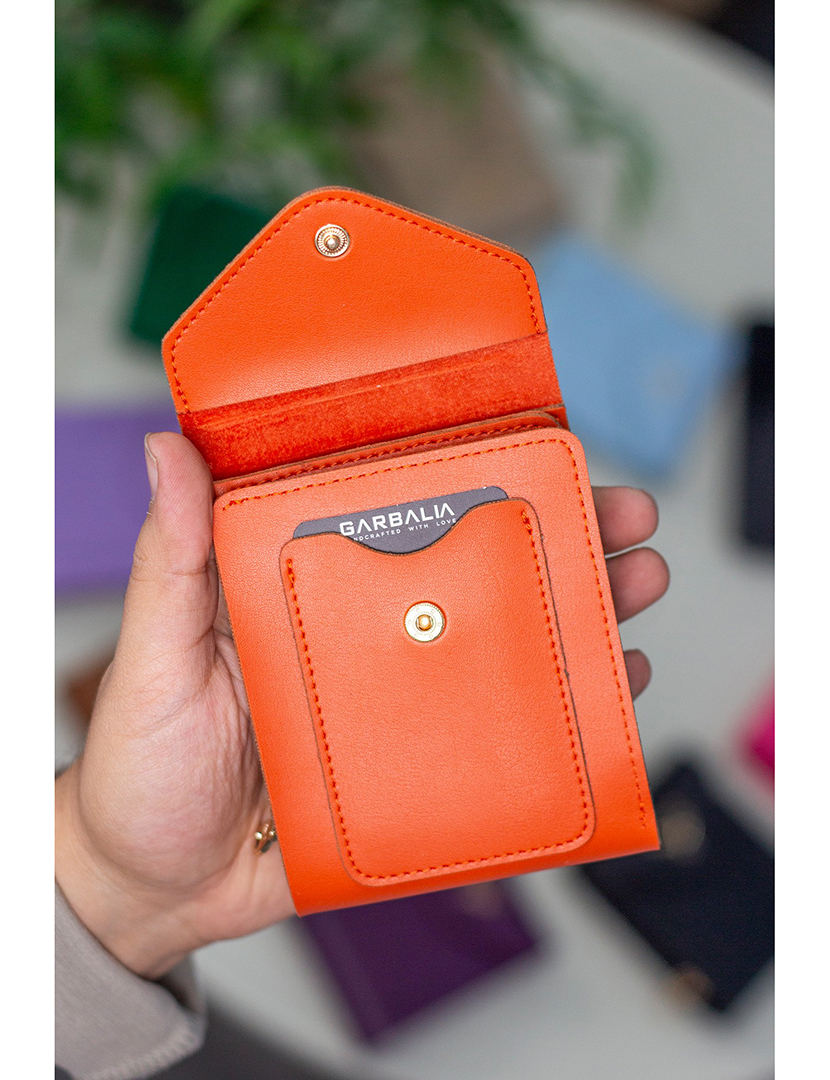 Carteira Senhora Peru Laranja