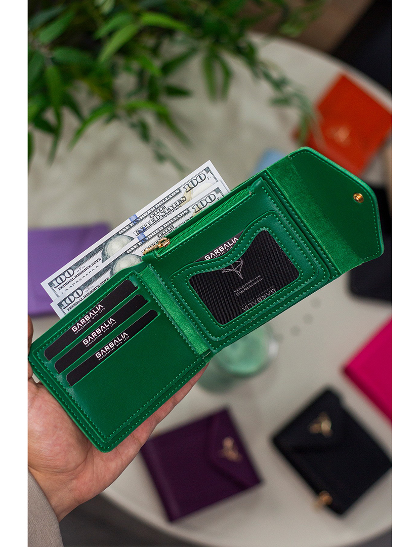 Carteira Senhora Peru Verde