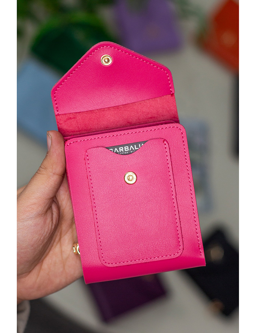 Carteira Senhora Peru Rosa