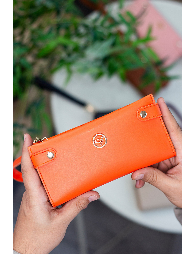 Carteira Senhora Tiran Laranja