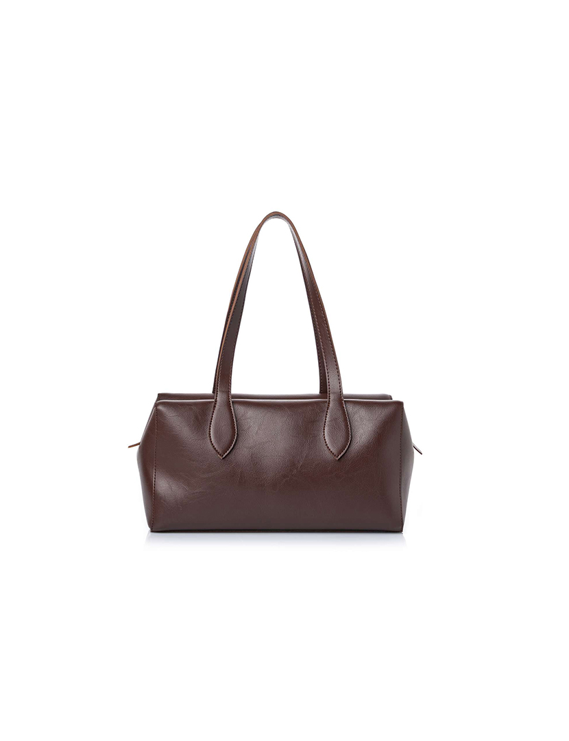 Mala Ombro Senhora Liguria Chocolate e Castanho