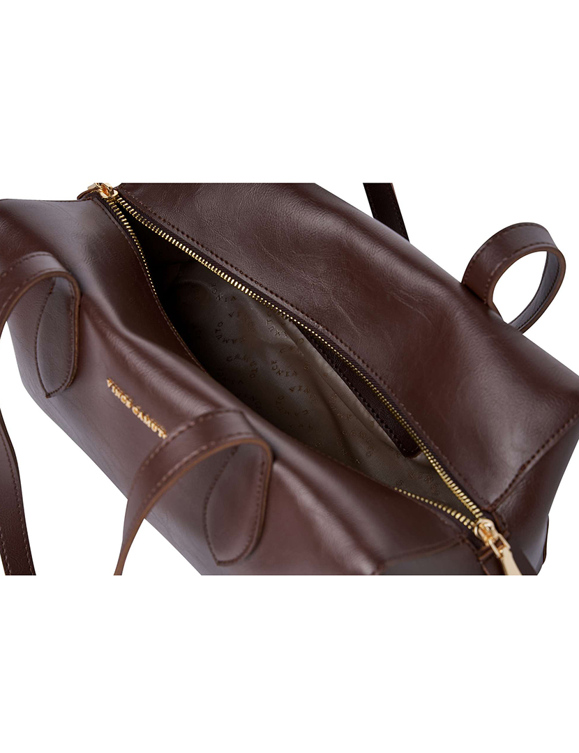 Mala Ombro Senhora Liguria Chocolate e Castanho