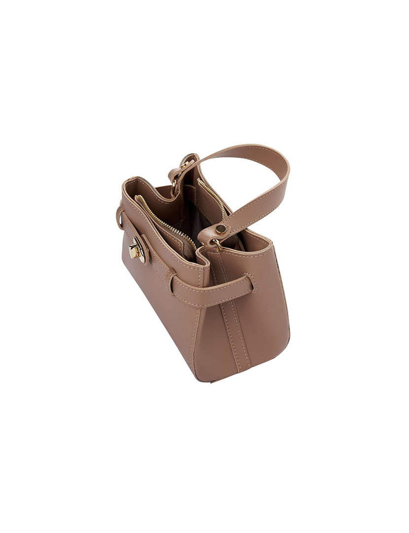 Mala de Mão Senhora Lecce Castanho