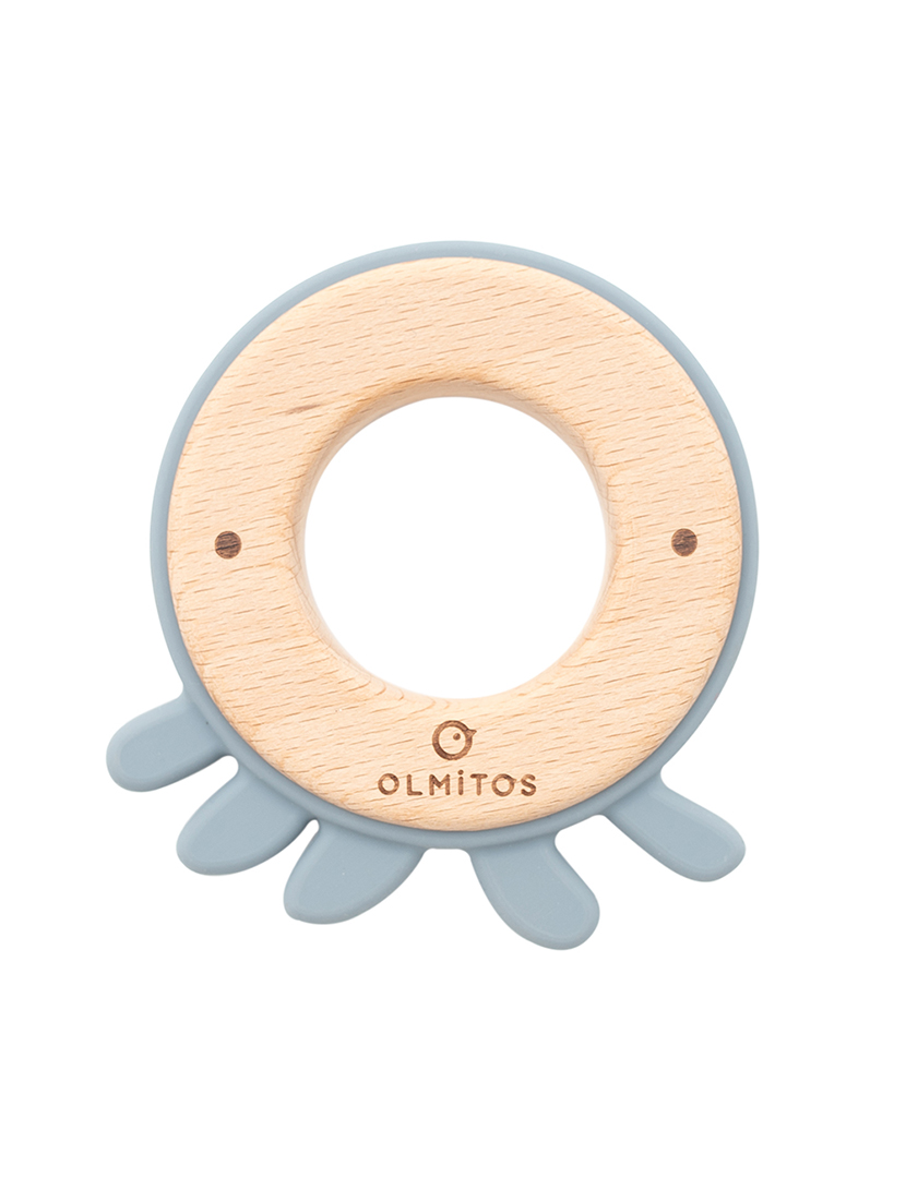 Mordedor Silicone e Madeira de Faia Polvo