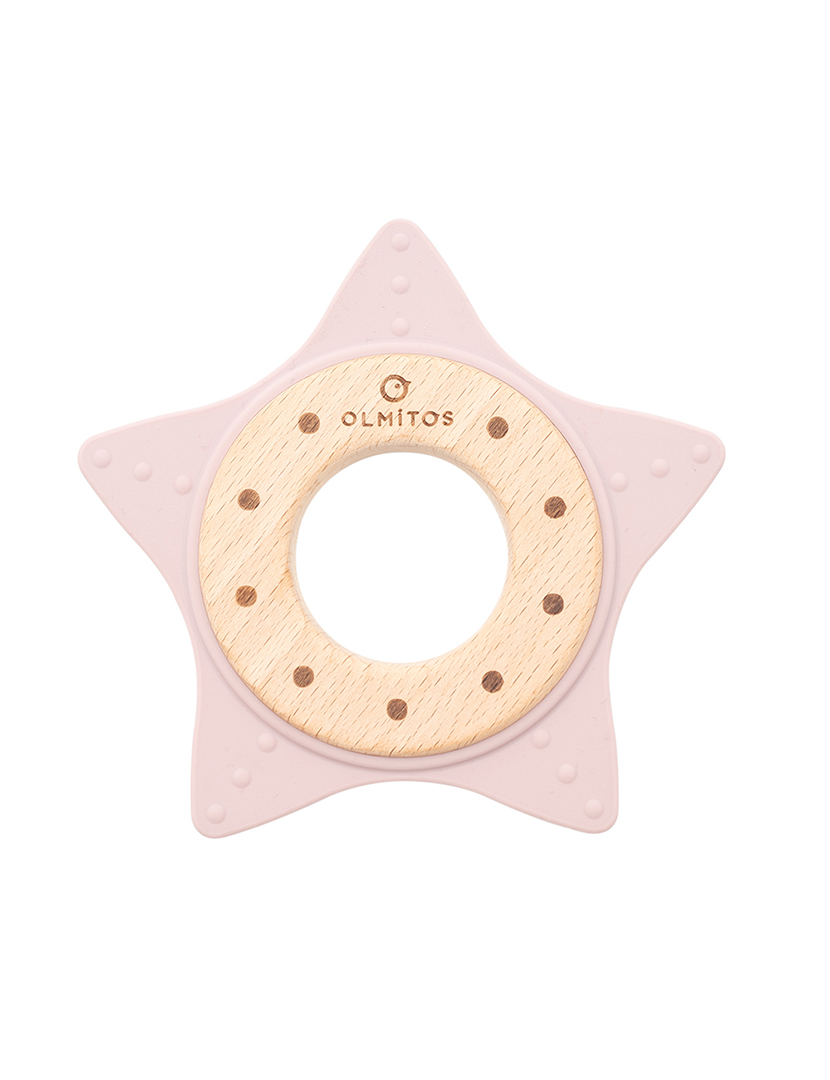 Mordedor Silicone e Madeira de Faia Estrela