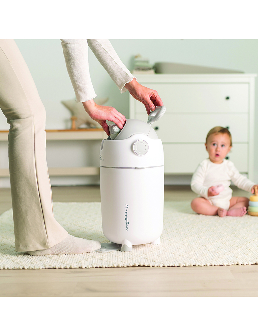 Recipiente Fraldas Branco