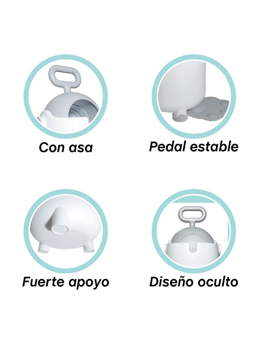 Recipiente Fraldas Branco