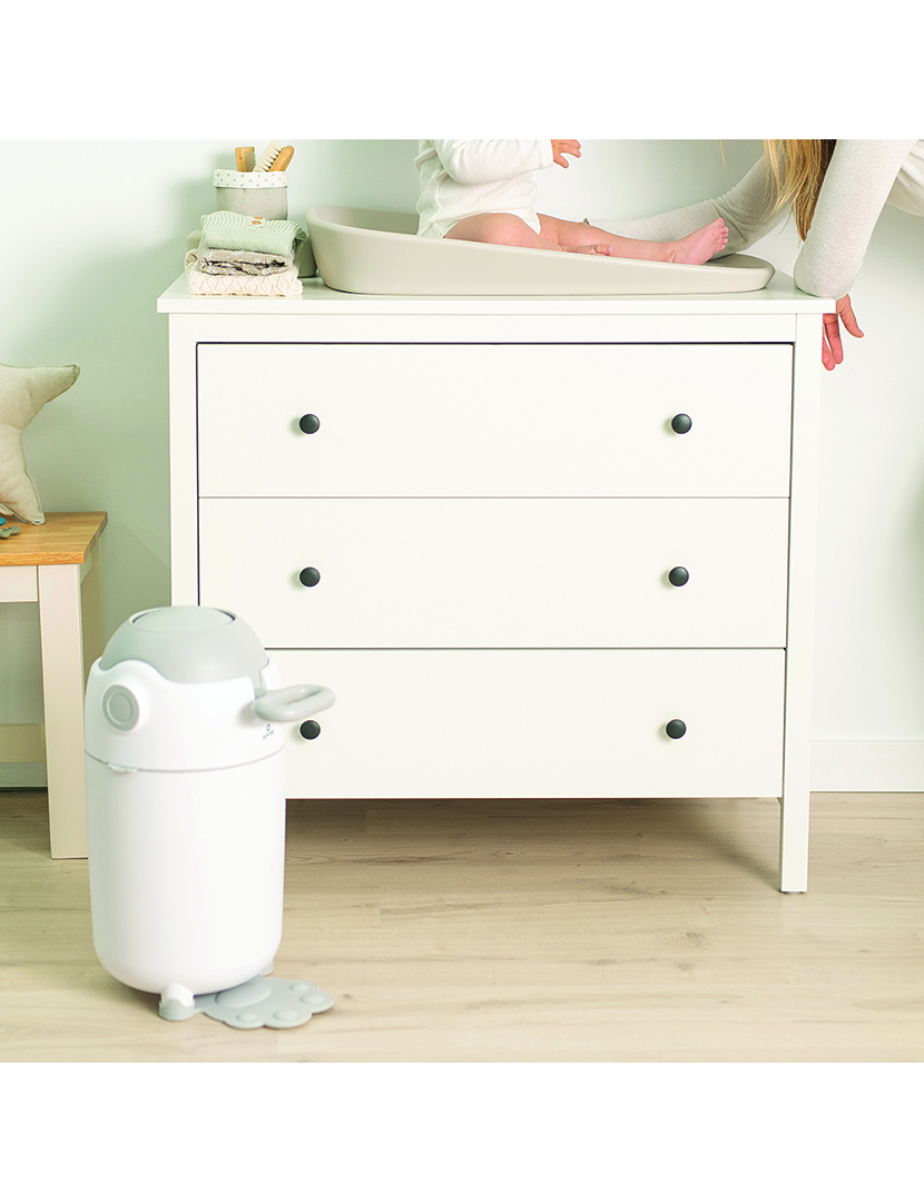 Recipiente Fraldas Branco