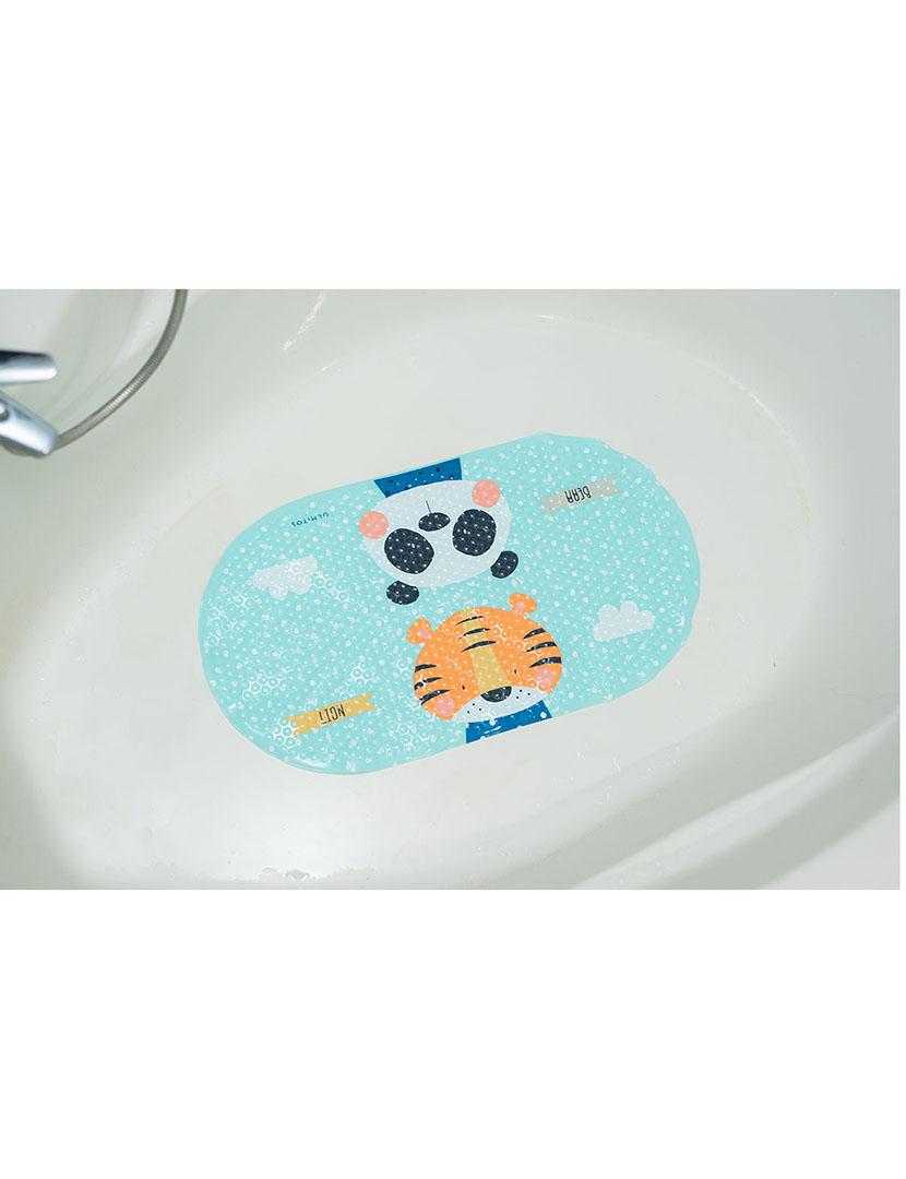 Tapete Banho Panda e Tigre