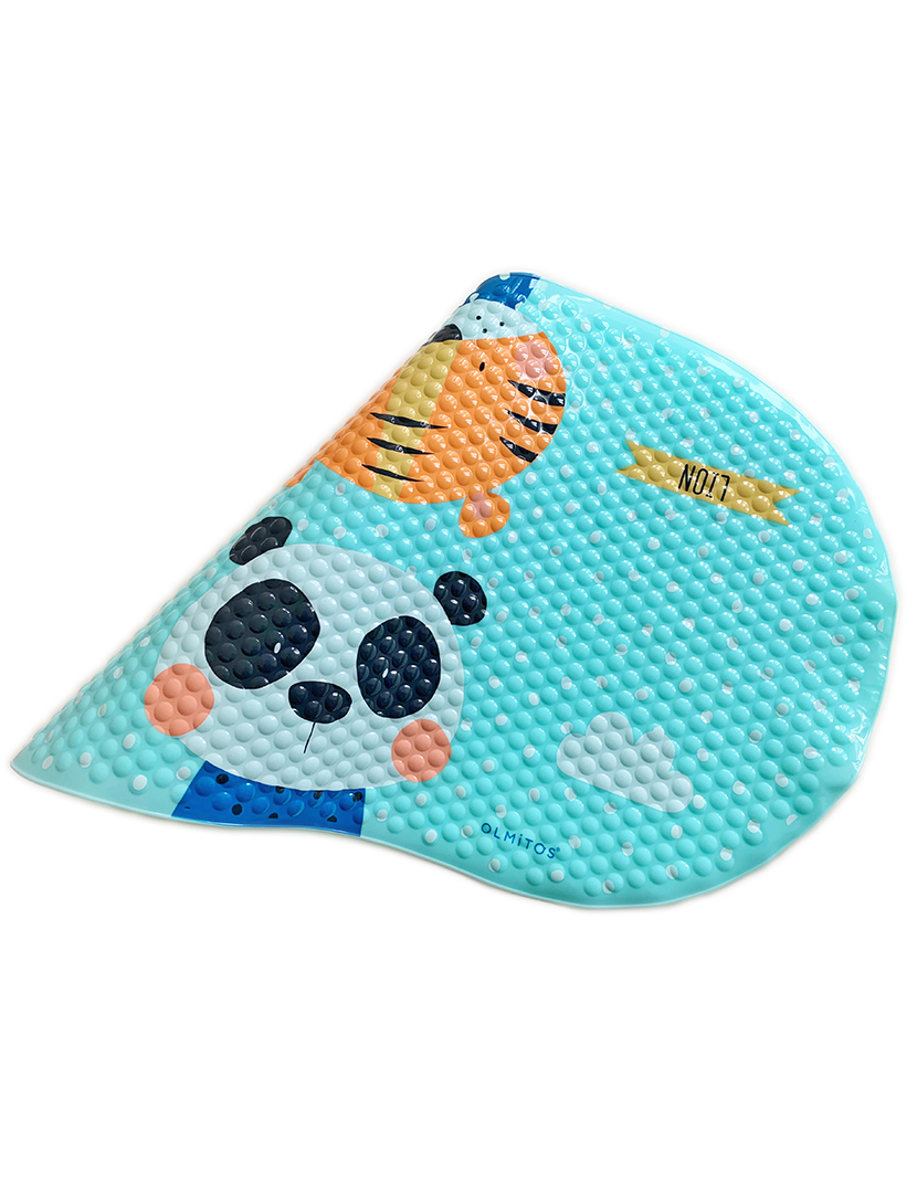 Tapete Banho Panda e Tigre