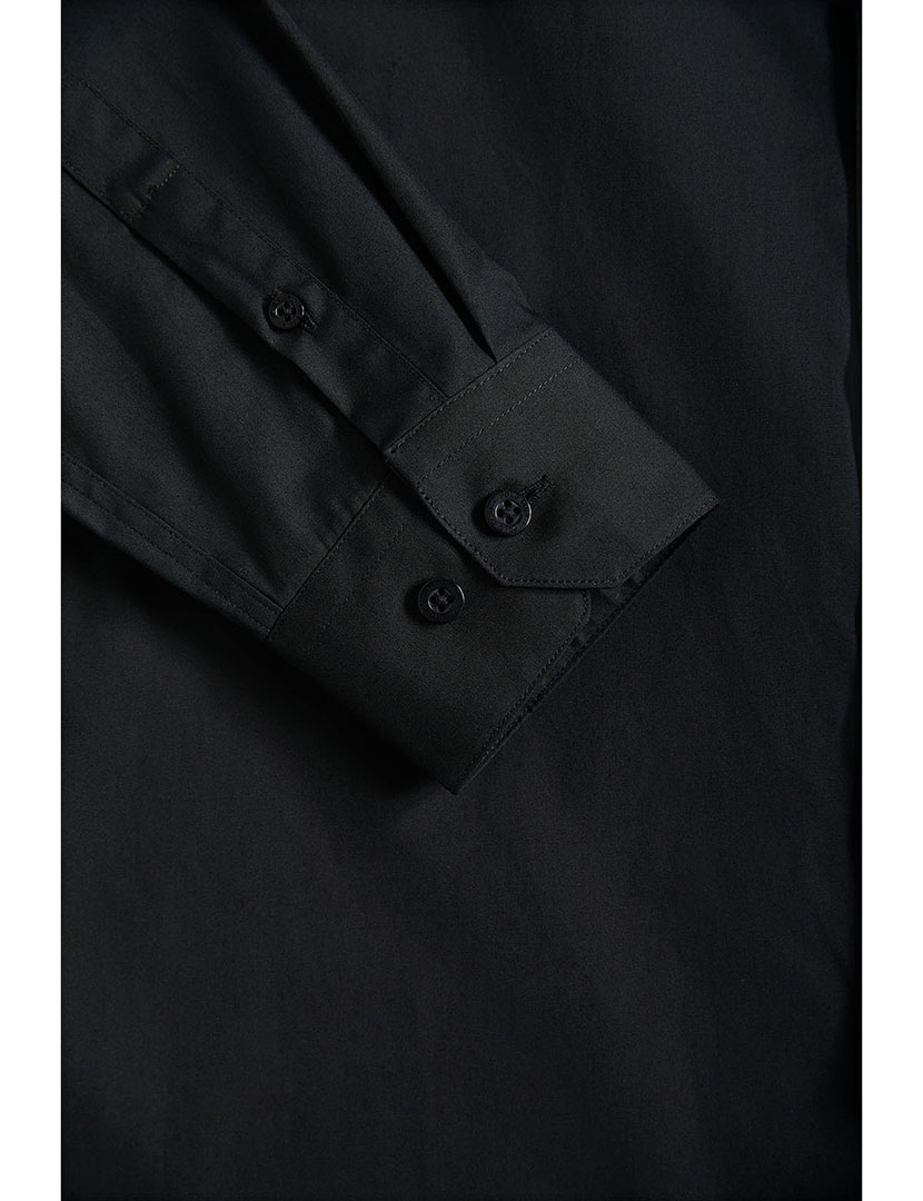 Camisa Rigby Go Slim Poplin Preto