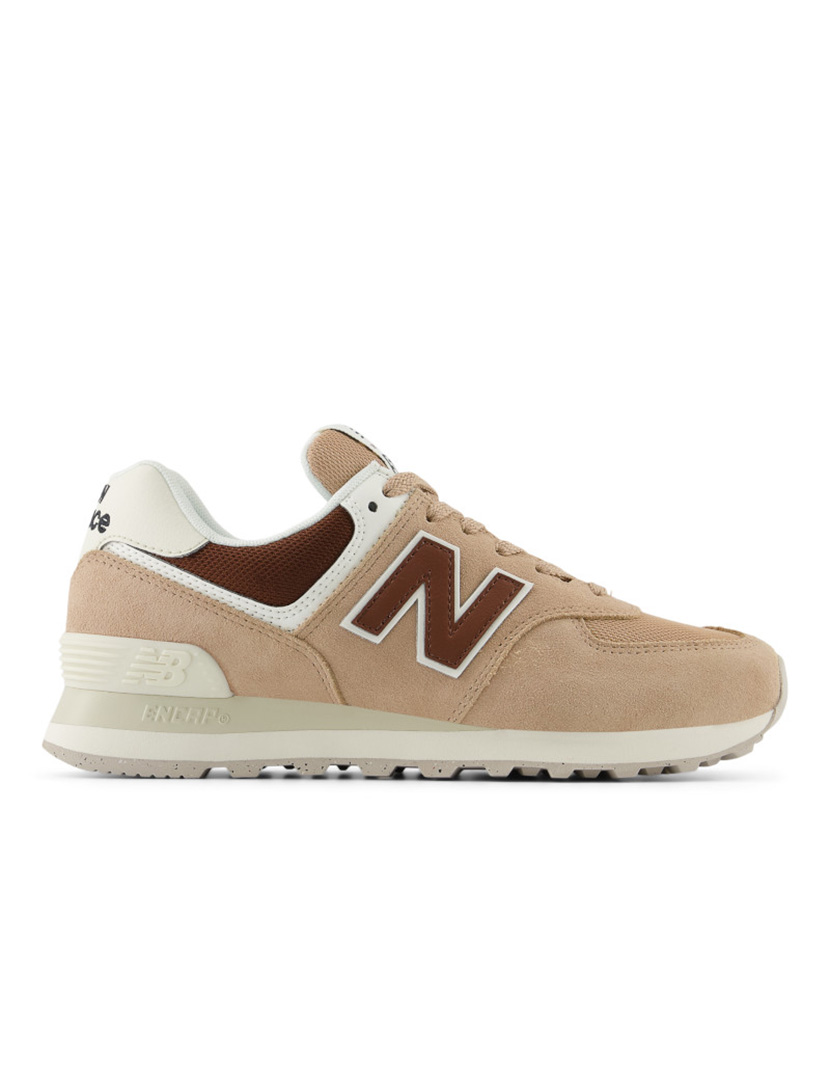 Ténis New Balance 574 Flat Taupe