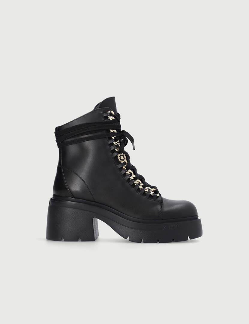 Botins Plataforma Preto