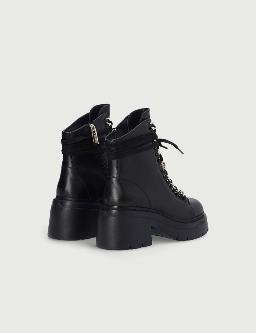 Botins Plataforma Preto