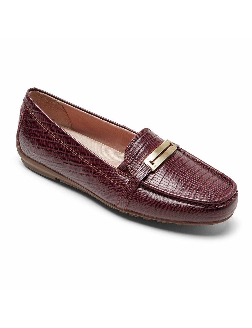 Mocassins Rockport Total Motion Ornament Oxblood Castanho