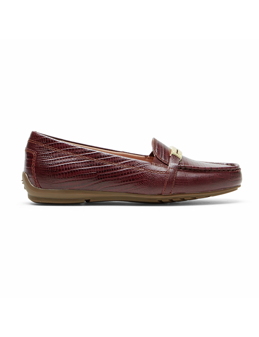 Mocassins Rockport Total Motion Ornament Oxblood Castanho
