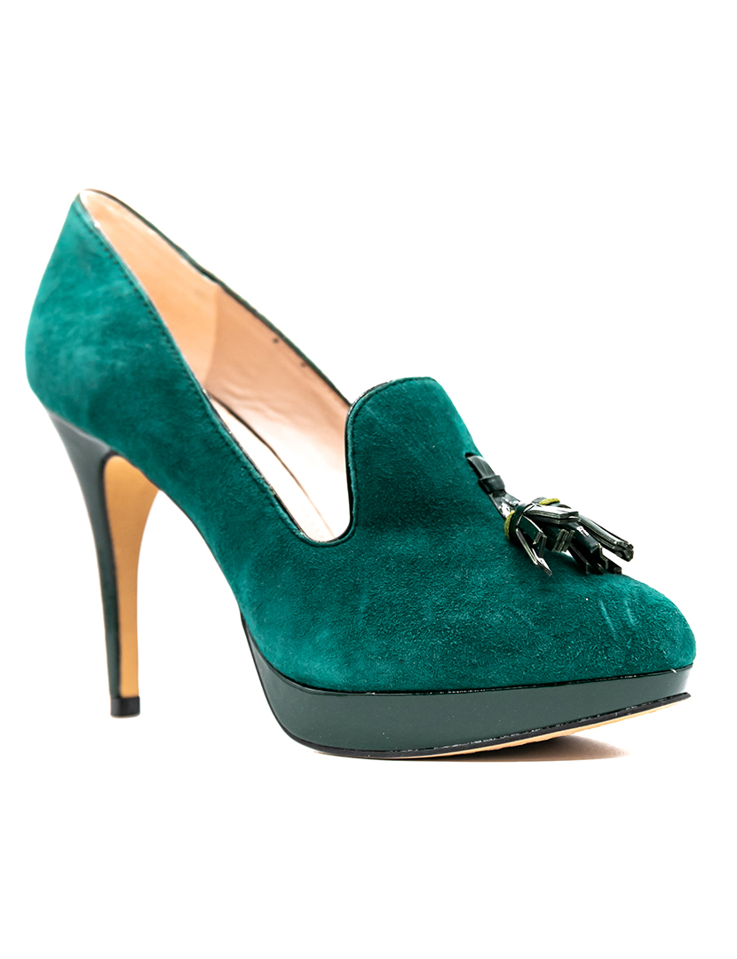 Sapatos Salto Alto Verde