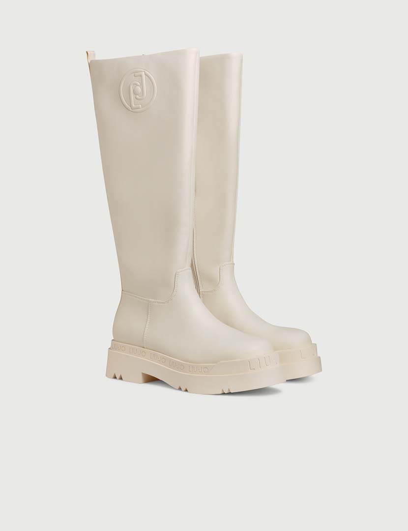 Botas Compridas Bege