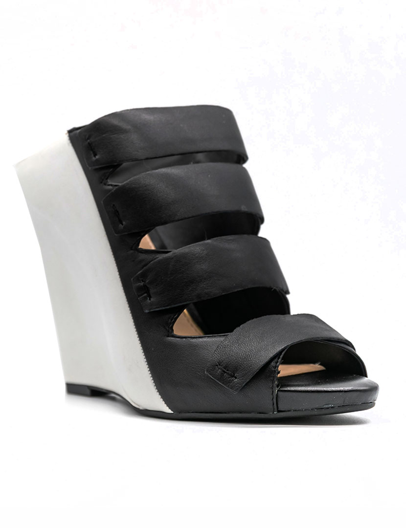 Sandálias Cunha Marah Preto e Branco