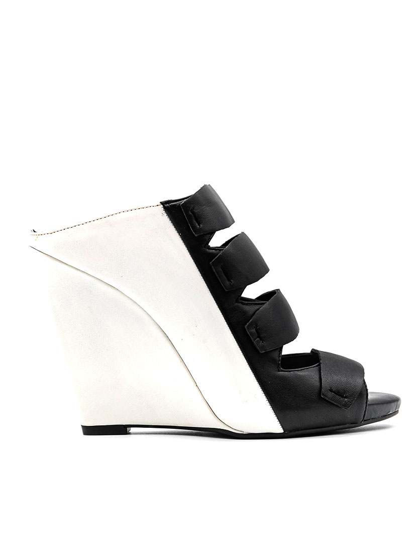 Sandálias Cunha Marah Preto e Branco