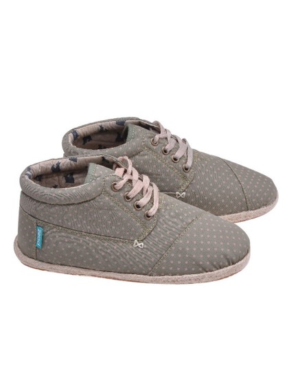 Paez Popa Cinza Bolinhas