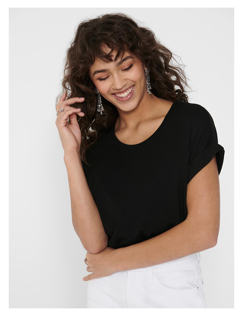 T-Shirt Senhora Preto