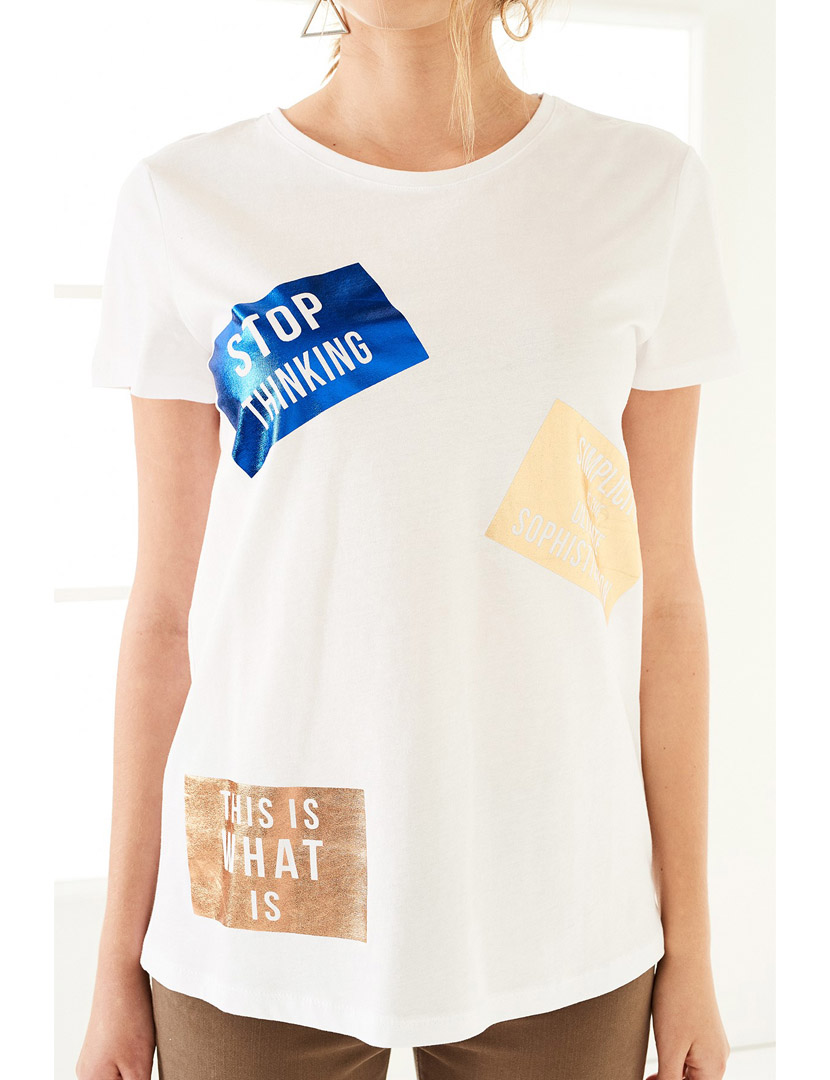 T-Shirt Senhora Branco