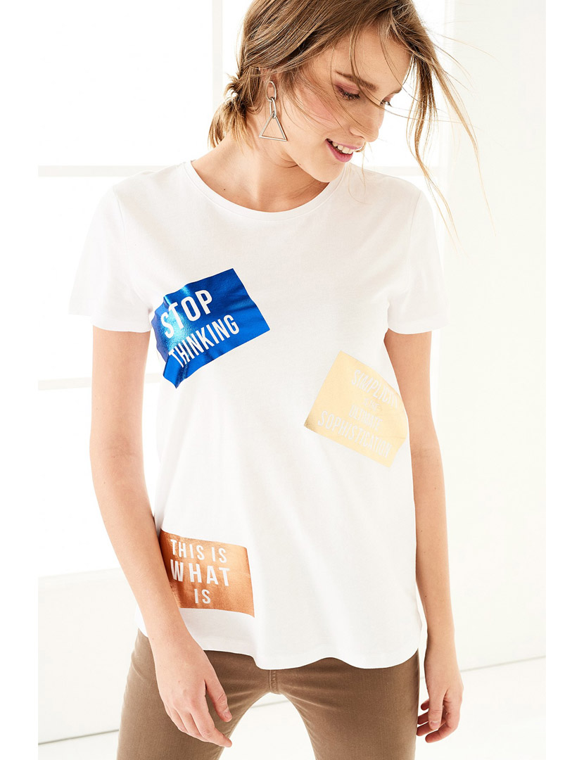 T-Shirt Senhora Branco